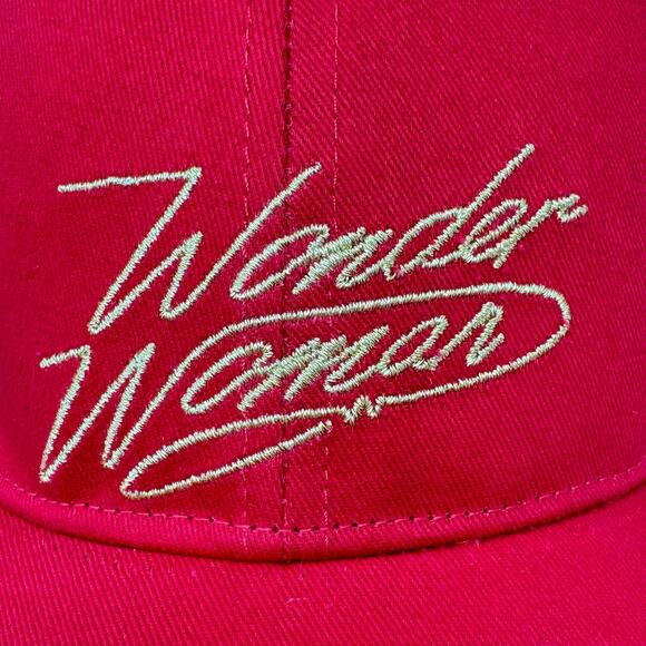 WONDER WOMAN Toddler Baseball Cap Red Gold BoxLunch DC Comics Warner Bro WW84 - Picture 2 of 8